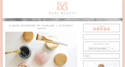 Desktop Screenshot of barebeauty.com